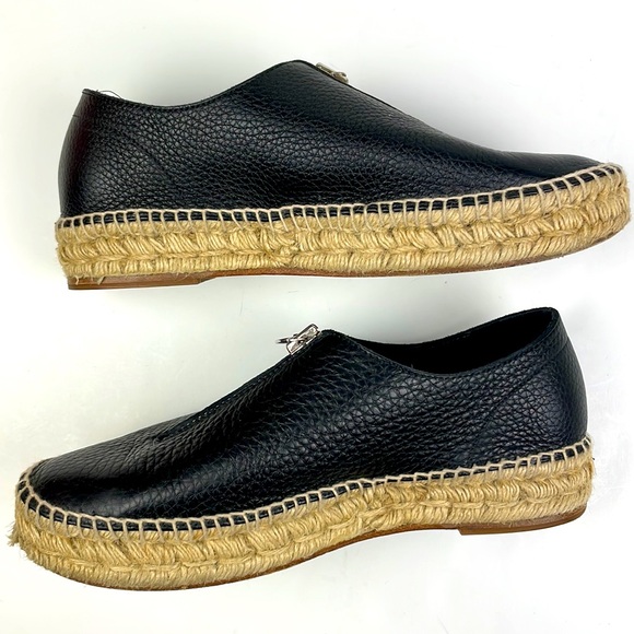 Alexander Wang Black Devon Zip Leather Platform - Picture 7 of 14